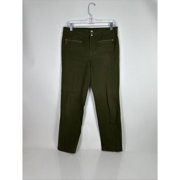 Ralph Lauren Olive Green Pants Slacks 6 Petite - Picture 1 of 10